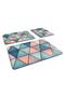 Set of 3 Colorful Mandala| Glass Cutting Board - Glass Cutting Table