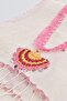 Pink Hairpin Handcrafted Cotton Scarf - 4
