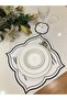 Black Drop American Serve & Cocktail Napkin Set of 4 - 2