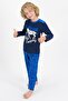 Base. Polo Assn Licensed Navy Blue Boys' Pajama Set
