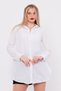 Boyfriend Classic Hidden Placket White Women's Shirt - 5