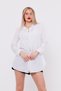 Boyfriend Classic Hidden Placket White Women's Shirt - 7