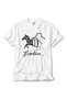 Freedom Zebra White T-Shirt