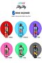 Sports Passion 500 Ml Tritan Water Bottle with Anti-Slip Holding Feature - 3