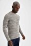 Regular Fit Crew Neck Knitwear Sweater