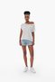 Women's Boat Neck Wide Fit Cotton Thin Knitwear Sweater Ecru 23s1018 - 2
