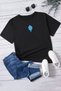 Unisex Water Avatar Printed Short Sleeve T-shirt
