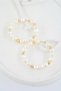 Women's Special Design 4 Cm Artificial Pearl Hoop Earrings
