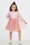 4-9 Years Balloon Sleeve Girl's Tutu Dress