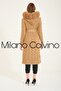Furry Long Knitwear Cardigan (beige) - 3