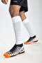 Unisex Sock-Fitted Astroturf Football Shoes Orange Black - 3