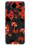 Pova 4 Case Silicone Patterned Illustrated Uv Cover Ladybugs