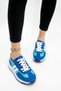 Men's Women's Daily Comfortable Sole Blue Sports Shoes Sneaker - 5
