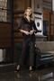Black Luxury Silk Velvet 6-Piece Nightgown Dressing Gown Set - 4