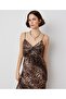 Leopard Pattern Strappy Dress - 10