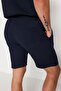 Lacivert-Bej Regular Kordonlu 2' Li Paket Şort & Bermuda TMNSS23SR00076 - 5