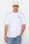 Beyaz Oversize/Geniş Kesim Baskılı %100 Pamuklu T-Shirt TMNSS23TS00238 - 2