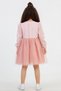 4-9 Years Balloon Sleeve Girl's Tutu Dress - 3