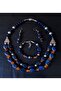 Lapis Amber Energy, Healing and Wisdom Jewelry Set