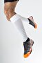 Unisex Sock-Fitted Astroturf Football Shoes Orange Black - 4