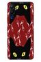 Pova 4 Case Silicone Patterned Illustrated Uv Cover Gluttonous Cat - 3