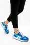 Men's Women's Daily Comfortable Sole Blue Sports Shoes Sneaker - 2