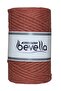 Macrame Rope 3mm Single Twist Macrame Rope Set of 4 Ecru Mustard Tile Beige - 3