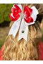 Red and White Bow with Crescent and Star Stones with Turkish Flag 23 April 19 May School Show Feast Buckle - 4