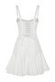 Bridal Beyaz A-Kesim Astarlı Korse Detaylı Biyeli Kısa Abiye Mezuniyet Elbisesi TPRSS23EL00251 - 12