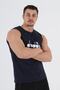 Therm Men's Dark Navy Sleeveless T-Shirt - 1Atl01-Dark Navy - 4
