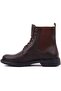 - Brown Leather Lace-Up Men's Boots 102-3516-7457 - 3