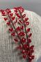 New Season Bridal Accessory Red Crystal Stone Handmade Maria Model Henna and Bridal Crown – Other S - 4