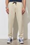 Standard Fit Regular Cut Pocketed Cotton Comfortable Sweatpants - 5
