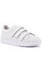 - White Leather Velcro Men's Shoes 101-3706-He754 - 2
