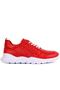 - Red Leather Men's Sneaker 101-3688-He-923