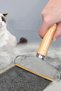 Wooden Handle Metal Sweater - Dress - Carpet Lint Removal Double Sided Lint Collector - 3