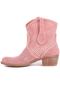 - Pink Suede Zipperless Women's Summer Boots 105-2596-Venus - 3