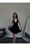 Mini Flounced Women's Dress with Shorts