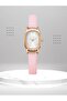 Pink Strap Special Series Minimal Women's Wristwatch with Leather Strap - 2