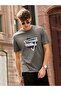 Unisex Gray Triangle Printed Oversize T-shirt - 2