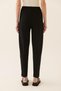 Illas Regular Fit Ankle Length High Waist Black Color Women's Knitwear Trousers - 4
