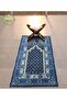 Prayer Rug Velvet Textured 65x120 cm Print Patterned Knee Painless - 4