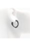 Boutique Patterned Ring Drop Model Boutique Embroidered Fine Snap 316l Steel Men's Earrings - 6