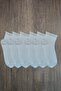 Women's Seamless Toe Socks, 6 Pairs, Medium Toe, Combed Cotton, Non-Elastic Socks