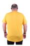 Plus Size Men's Crew Neck T-Shirt Summer 23119 Yellow - 2