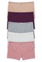 5-Piece Cotton Solid Color Women's Tights Shorts