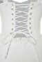 Bridal Beyaz A-Kesim Astarlı Korse Detaylı Biyeli Kısa Abiye Mezuniyet Elbisesi TPRSS23EL00251 - 11