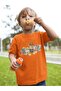 Kids Paw Oil Printed Oversize Children's T-shirt