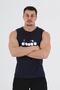 Therm Men's Dark Navy Sleeveless T-Shirt - 1Atl01-Dark Navy - 3