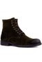- Green Suede Zippered Men's Boots 102-3507-B-121 - 2